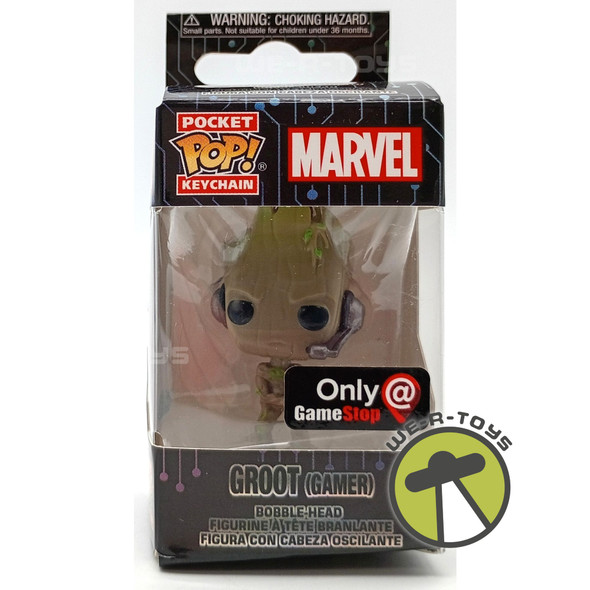 Funko Pocket POP! Keychain Marvel Groot (Gamer) Vinyl Bobble Head Figure 43740