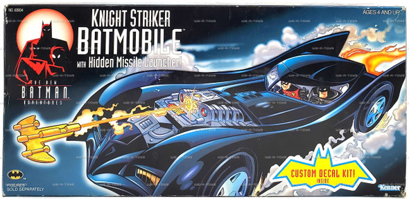 DC Knight Striker Batmobile with Hidden Missile Launcher 1998 Kenner #63934