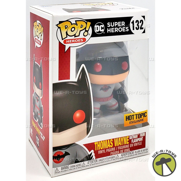 Funko POP Heroes DC Super Heroes Batman Flashpoint Thomas Wayne 132 Vinyl Figure