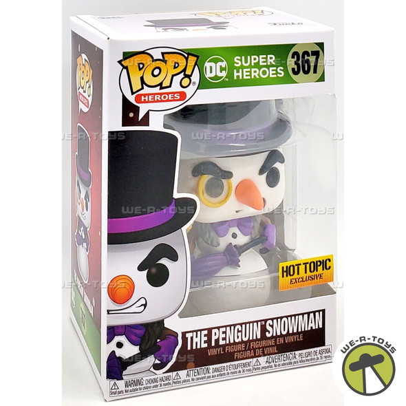 Funko POP! Heroes DC Super Heroes The Penguin Snowman 367 Vinyl Figure