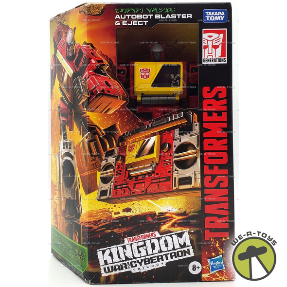 Transformers Kingdom War For Cybertron Autobot Blaster & Eject Figures #F5680