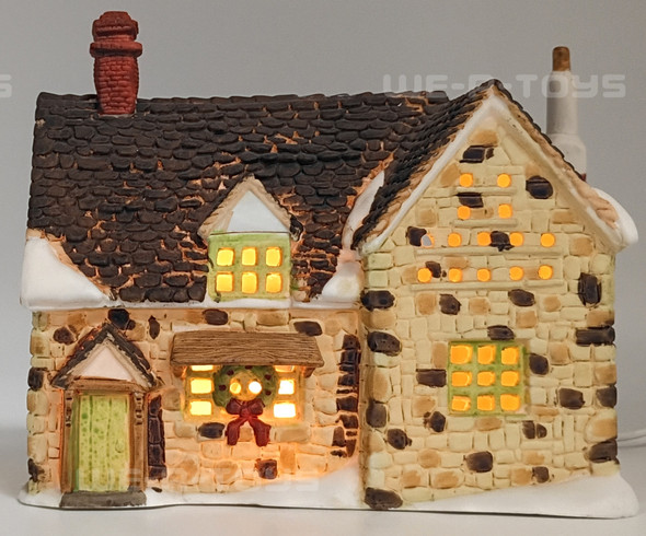 Department 56 Stone Cottage Dickens Village Series Lighted Building 6518-8