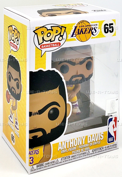 Funko POP NBA Los Angeles Lakers Anthony Davis 65 Vinyl Figure