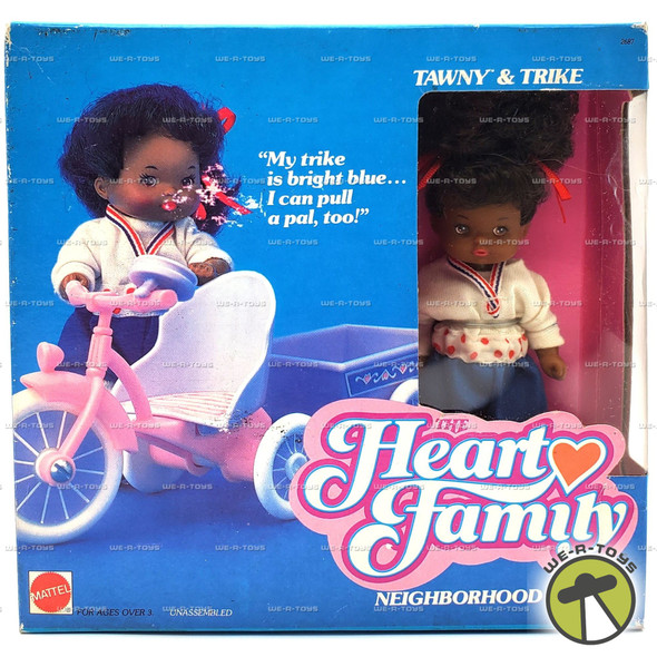 The Heart Family Neighborhood Kids Tawny & Trike Doll 1988 Mattel #2687