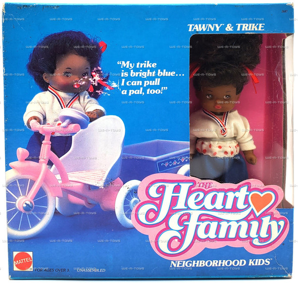 The Heart Family Neighborhood Kids Tawny & Trike Doll 1988 Mattel #2687