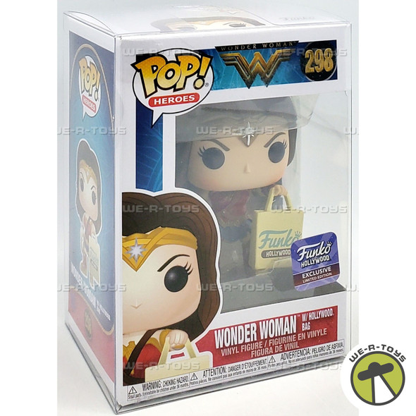 Funko POP Heroes Wonder Woman with Hollywood Bag 298 Vinyl Figure