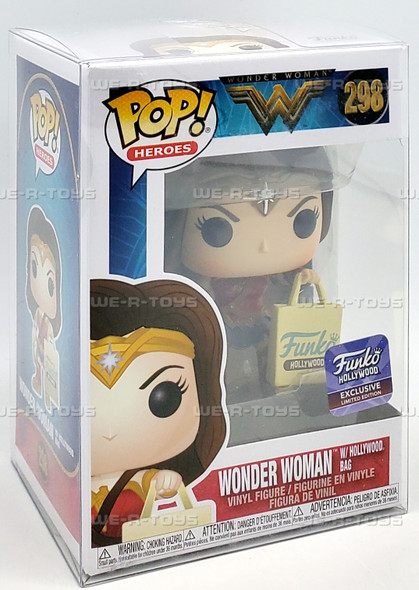 Funko POP Heroes Wonder Woman with Hollywood Bag 298 Vinyl Figure