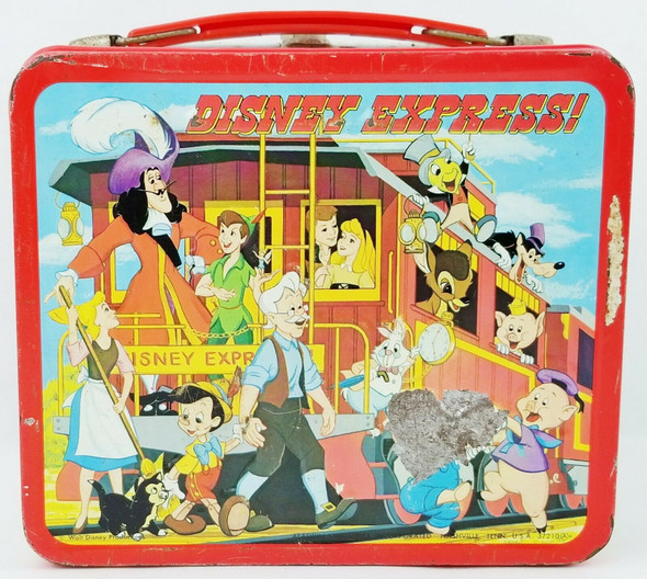 Aladdin Industries Inc. Disney Express Tin Lunchbox Walt Disney Productions 1979