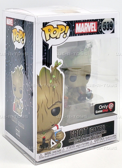 Funko POP Marvel Groot Gamer 539 Vinyl Bobble Head Figure