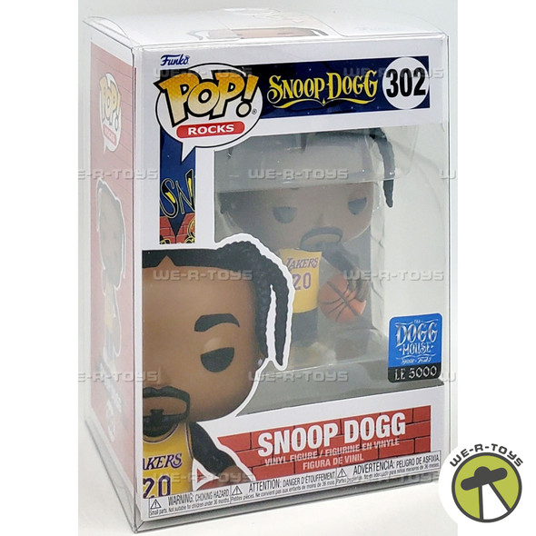 Funko POP Rocks Snoop Dogg Yellow Lakers Jersey 302 Vinyl Figure