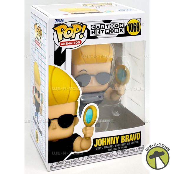 Funko POP Animation Johnny Bravo Johnny with Mirror & Comb 1069 Viny Figure