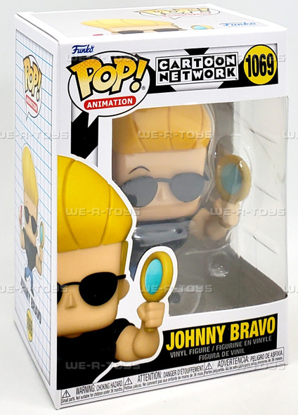 Funko POP Animation Johnny Bravo Johnny with Mirror & Comb 1069 Viny Figure
