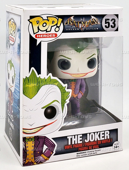 Funko POP Heroes Batman Arkham Asylum 53 The Joker Vinyl Figure