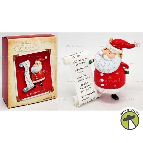 Hallmark Keepsake Ornament So Much to Do 2004
