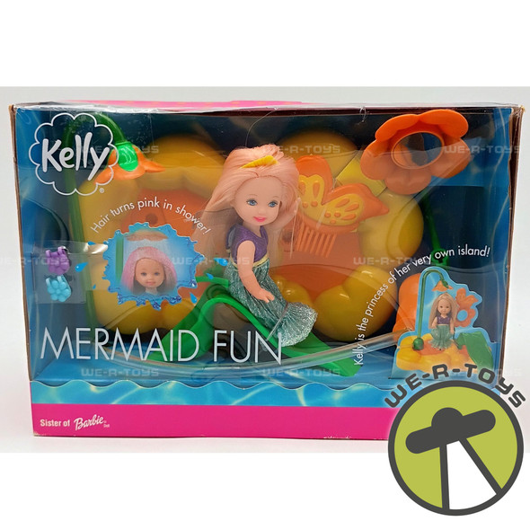 Mermaid Fun Kelly Sister of Barbie Doll Playset & Doll 2001 Mattel #52885