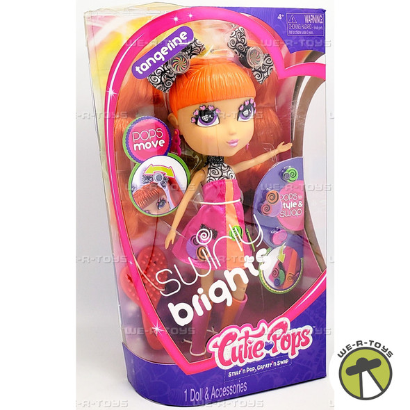 Cutie Pops Swirly Brights Tangerine Fashion Doll Jada Toys 96668
