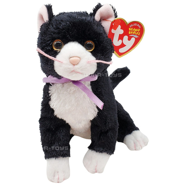 Ty Beanie Babies Fussy the Tuxedo Cat Plush