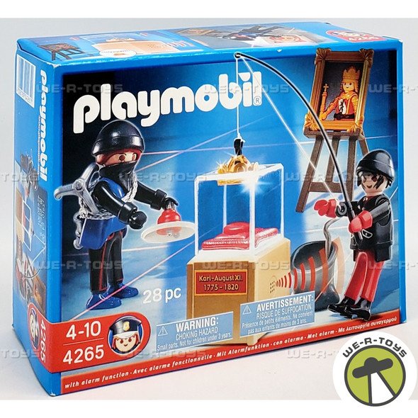 Playmobil Jewel Thieves in Museum 28 Piece Building Set 4265