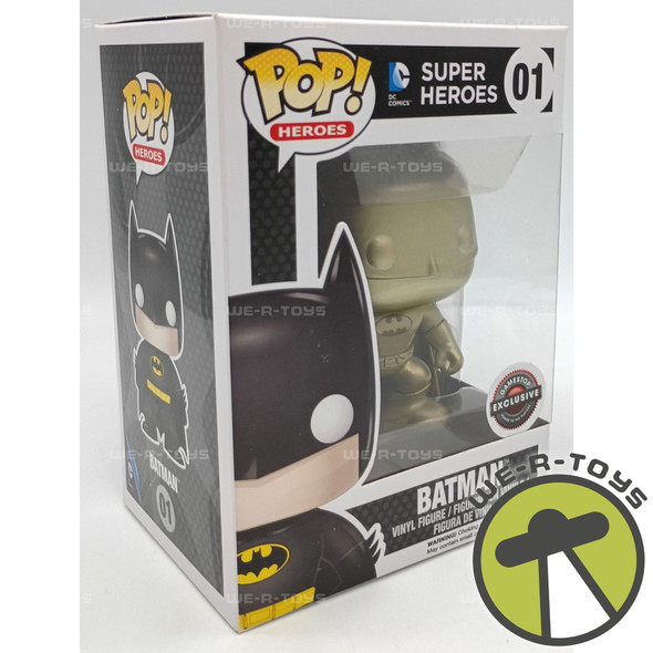 Funko Pop! Heroes DC Super Heroes 01 Batman Gamestop Exclusive Vinyl Figure