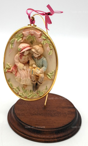 Sharing Christmas Hallmark Keepsake Ornament & Ornament Stand Limited Edition