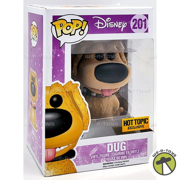 Funko POP Disney UP Dug 201 Vinyl Figure Hot Topic Exclusive