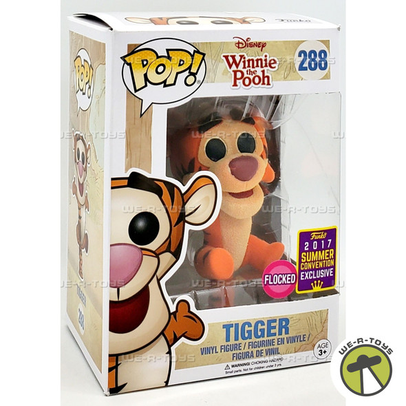 Funko POP Disney Winnie the Pooh Tigger 288 FLocked Vinyl Figure