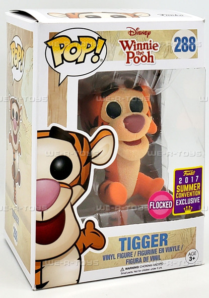 Funko POP Disney Winnie the Pooh Tigger 288 FLocked Vinyl Figure