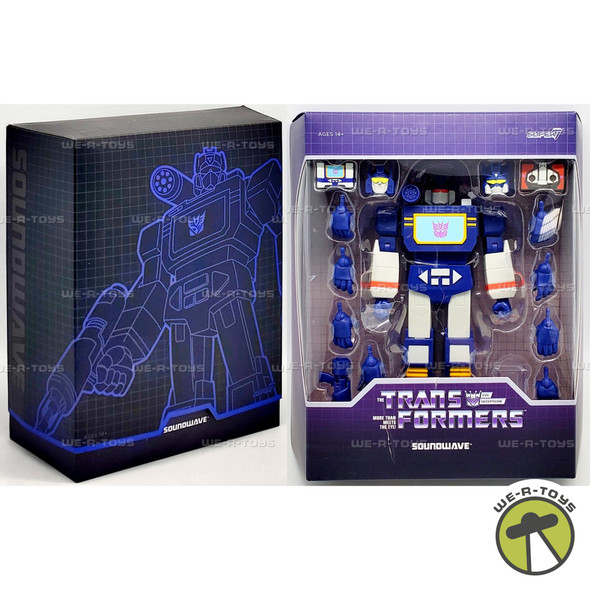 Super7 Transformers Soundwave Decepticon Action Figure 2023 Hasbro 81930