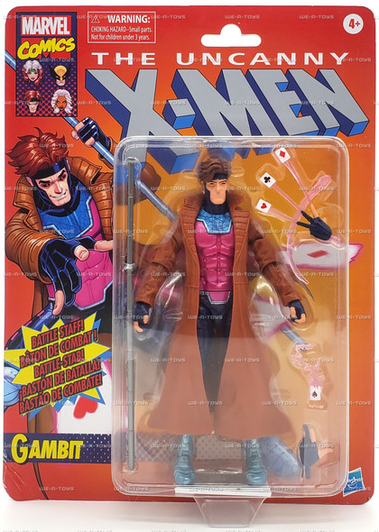Marvel Comics The Uncanny X-Men Gambit Figure Retro Collection 2020 Hasbro F0866