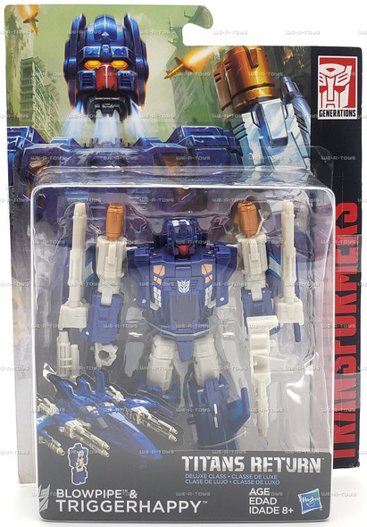 Transformers Generations Titans Return Triggerhappy & Blowpipe Action Figures
