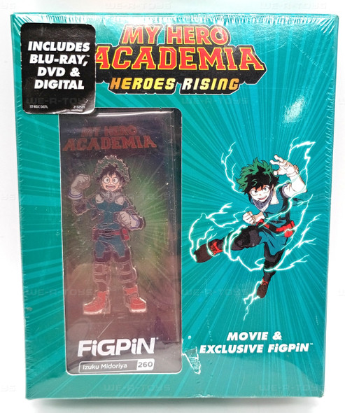 My Hero Academia Heroes Rising Izuku Midoriya 260 Figpin & 2020 Movie Set #10343