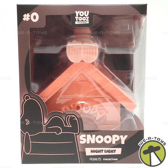 Youtooz Peanuts Snoopy on Dog House Pink Nightlight NEW
