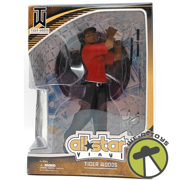 Tiger Woods All Star Vinyl Golf Action Figure 65693 Upper Deck 2009