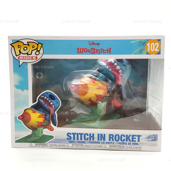 Funko POP Rides Stitch in Rocket Vinyl Figure 102