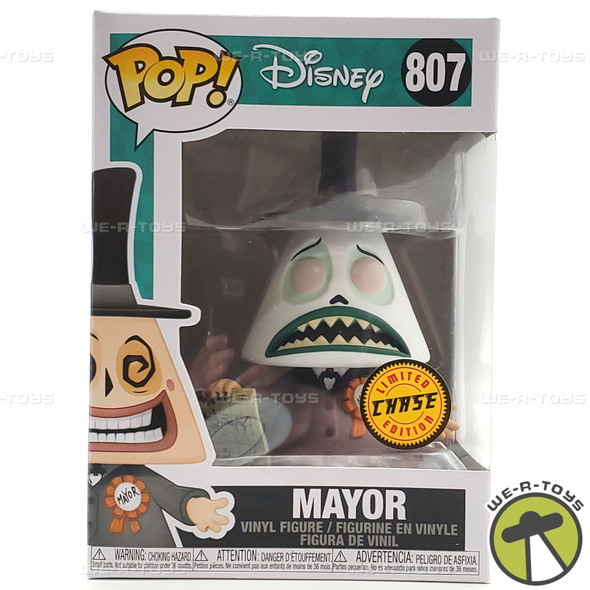 Funko Pop! Disney's TNBC #807 Mayor Vinyl Figure Chase Edition NEW
