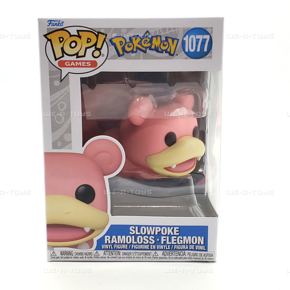 Funko Pop! Games 1077 Pokémon Slowpoke Vinyl Figure