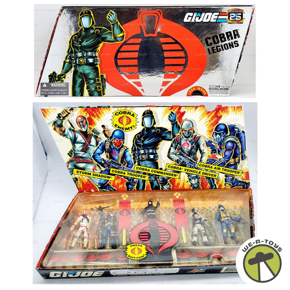 G.I. Joe 25th Anniversary Cobra Legions Action Figure Set 2007 Hasbro 63306