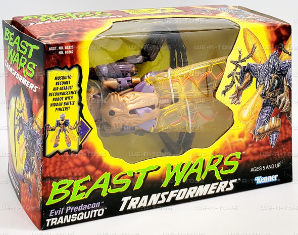 Beast Wars Transformers Transquito Evil Predacon Action Figure 1997 Kenner 80362