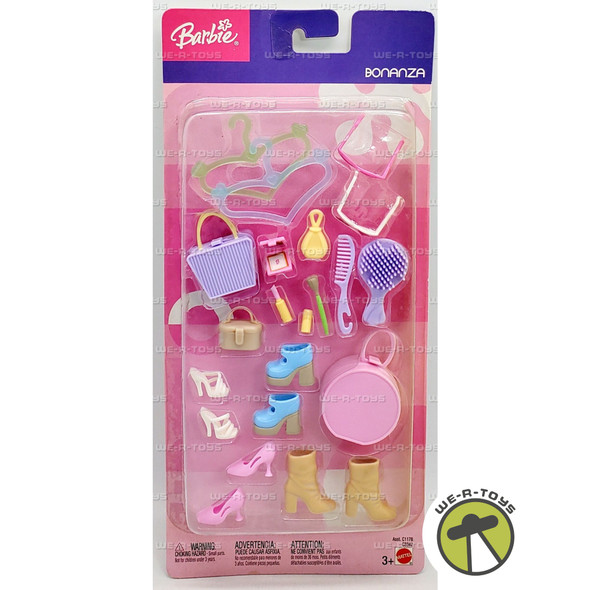 Barbie Bonanza Fashion Accessories Set 2003 Mattel C3342