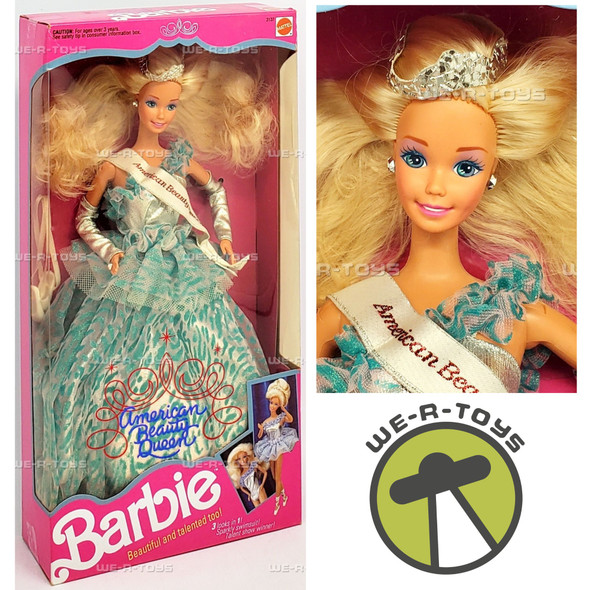 American Beauty Queen Barbie Doll 1991 Mattel #3137