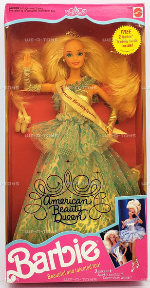 American Beauty Queen Barbie Doll 1991 Mattel #3137
