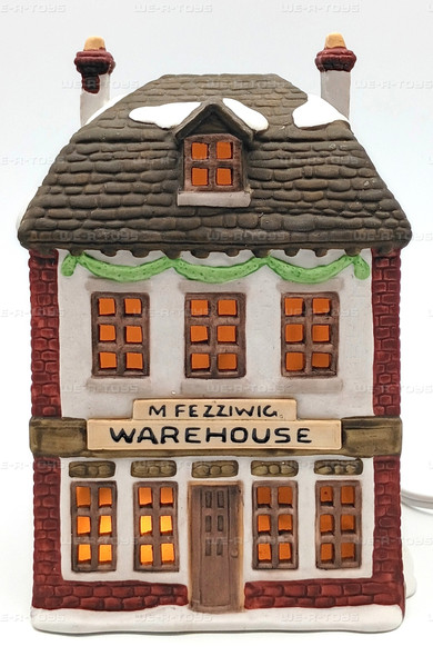Department 56 Fezziwigs Warehouse Dickens Village Series Lighted Building 6500-5