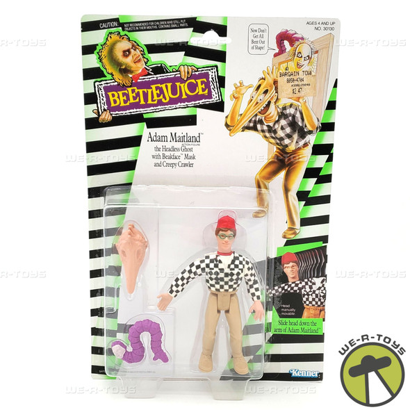 Beetlejuice Adam Maitland Action Figure With Beakface Mask 1989 Kenner