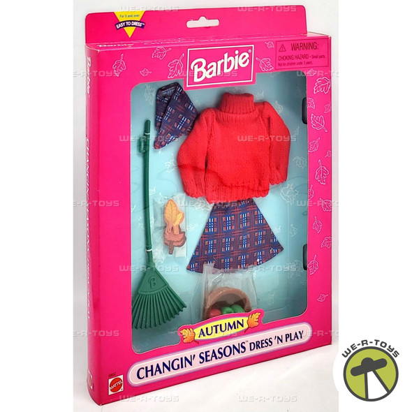 Autumn Changin' Seasons Dress 'n Play Barbie Fashion Set 1997 Mattel 68652
