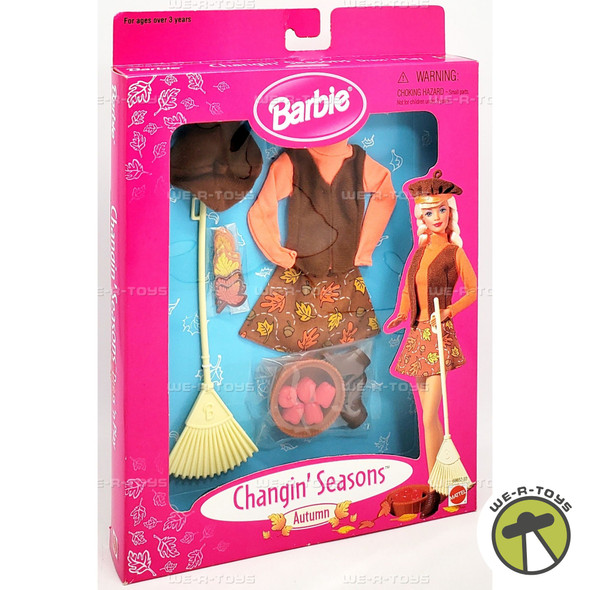 Autumn Changin' Seasons Dress 'n Play Barbie Fashion Set 1998 Mattel 68652