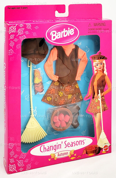 Autumn Changin' Seasons Dress 'n Play Barbie Fashion Set 1998 Mattel 68652