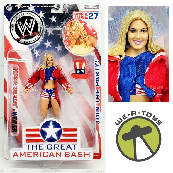 WWE The Great American Bash Winner Torrie Wilson Figure 2004 Jakks Pacific 90636