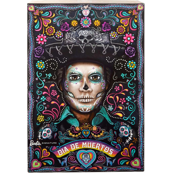 Barbie Signature Día De Muertos 2024 Collectible Ken Doll in Black Suit with Hat
