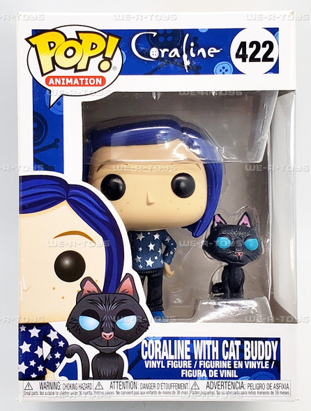 Funko POP Animation Coraline 422 Coraline with Cat Buddy Vinyl Figure