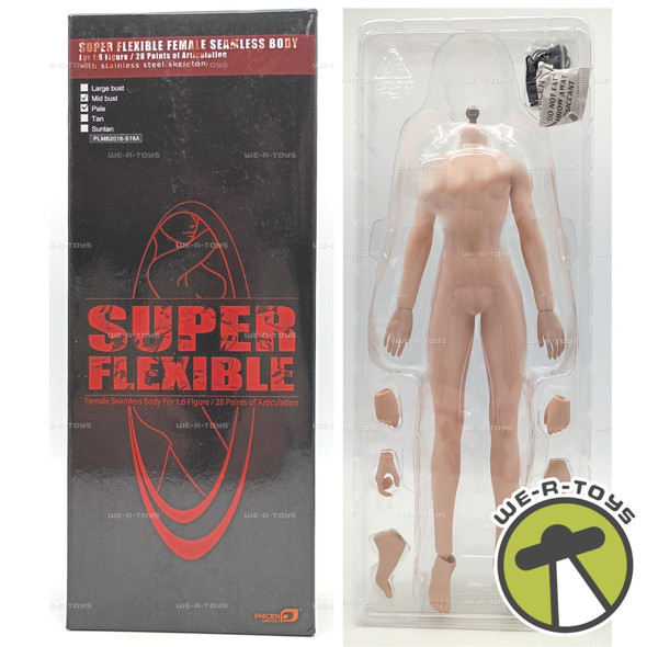 TBLeague Seamless Body Model for Action Figure 1/6 Female Pale Skin Medium Bust